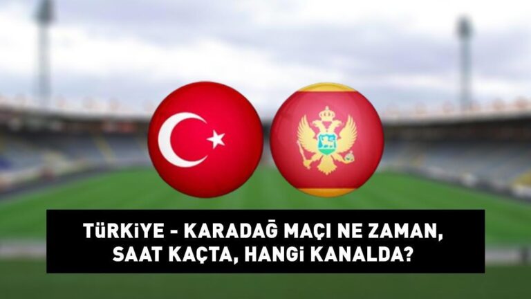 Türkiye Karadağ maçı ne zaman oynanacak? UEFA Uluslar Ligi Türkiye Karadağ maçı saat kaçta ve hangi kanalda yapılacak? MİLLİ MAÇ HEYECANI!